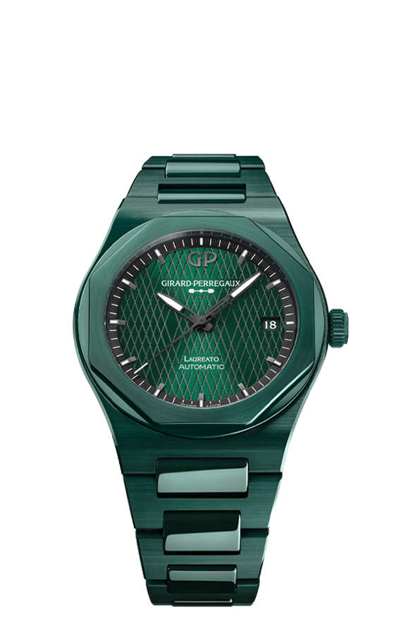 Laureato 38 mm Green Ceramic Aston Martin Edition