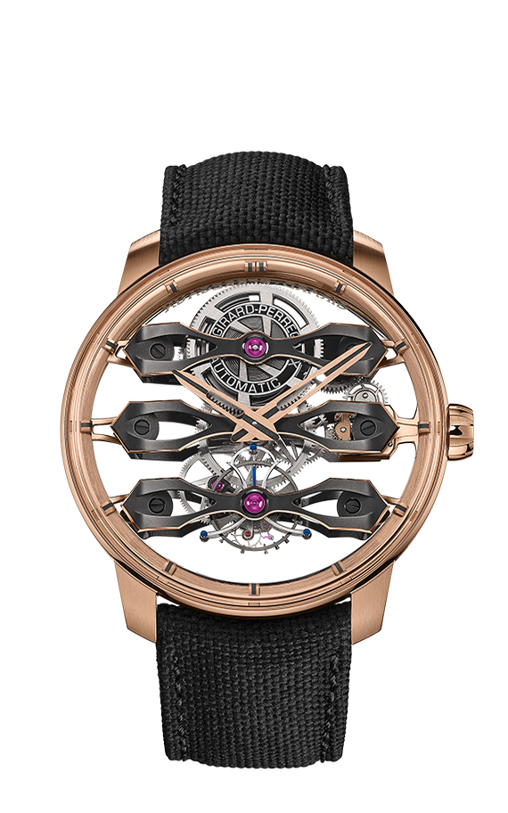 Tourbillon with Three Flying Bridges