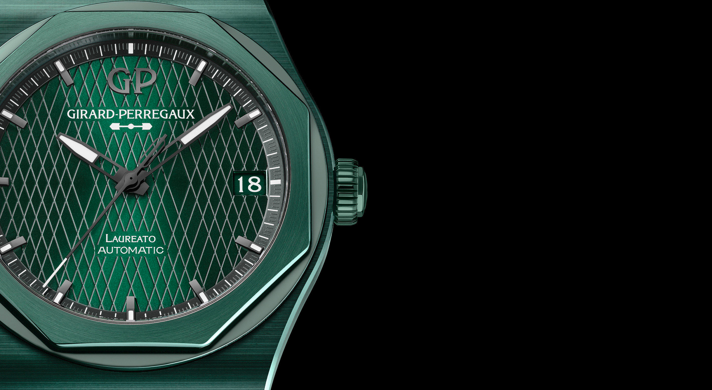 Laureato 42 mm Green Ceramic Aston Martin Edition